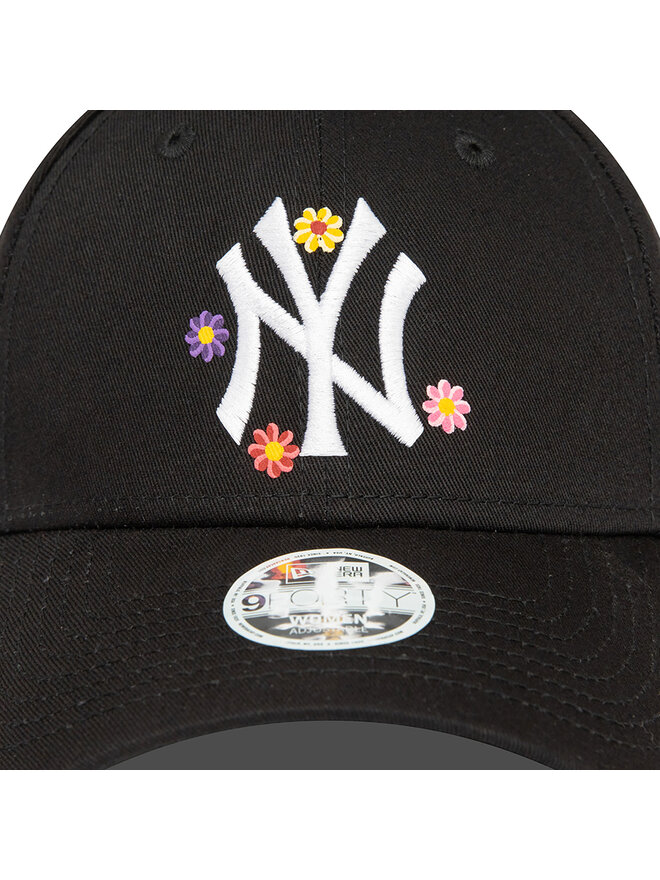 New Era Šiltovka New Era Wmns Flower 940 Nyy 60435014 Čierna