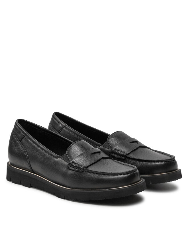 Ara Loafersy Ara Dallas 12-34801-01 Czarny