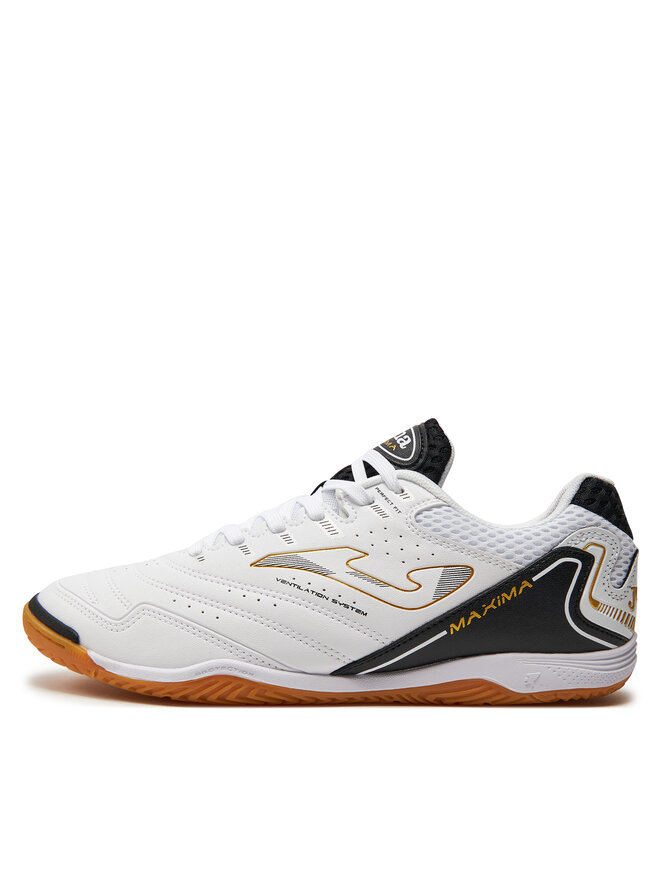 Joma Ghete pentru fotbal Joma Maxima 2102 MAXW2102IN Alb