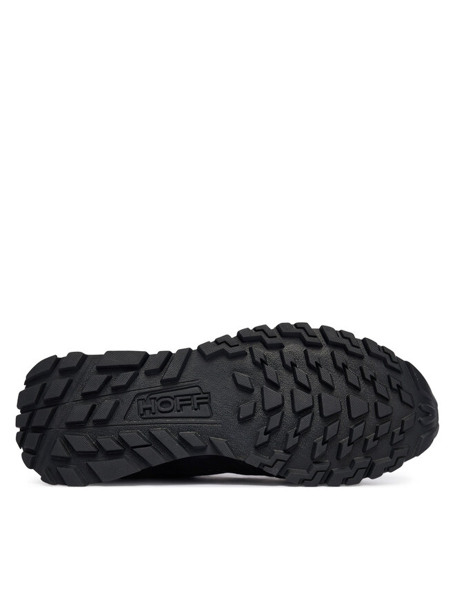 HOFF Road Sneakers Off White - Scarpe Con Tomaia In Segatura, Chiusura Velcro, Suola Platform 4.5 Cm