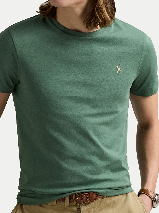 Polo Ralph Lauren Polo Ralph Lauren T-Shirt 710671438432 Grün Custom Slim Fit
