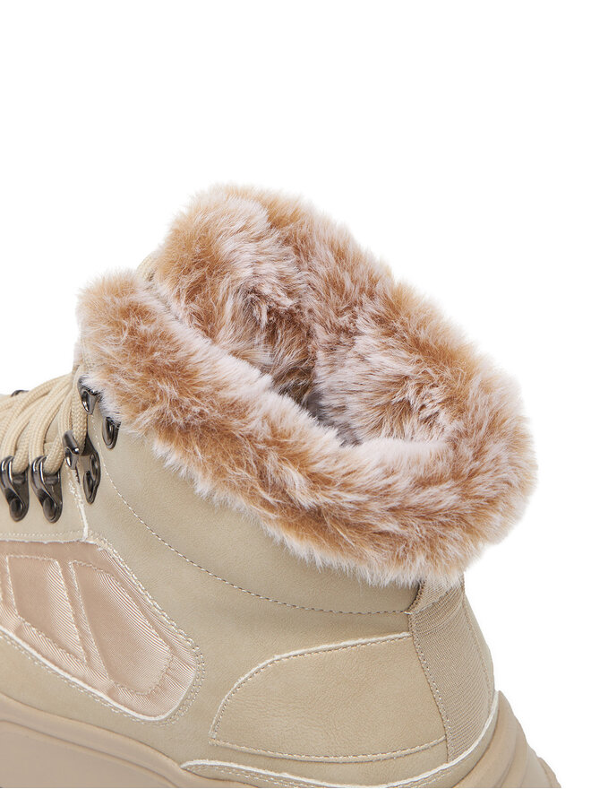 DeeZee Botines planos DeeZee HX24021-1 Beis