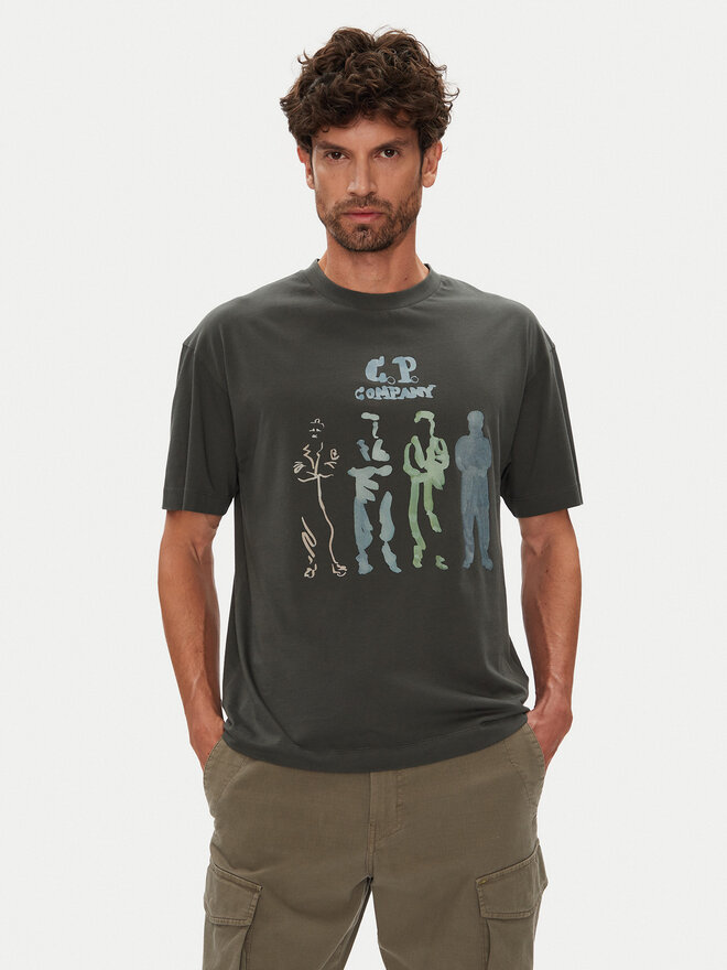 C.P. Company C.P. Company Camiseta 19CMTS105A005100W Gris Regular Fit