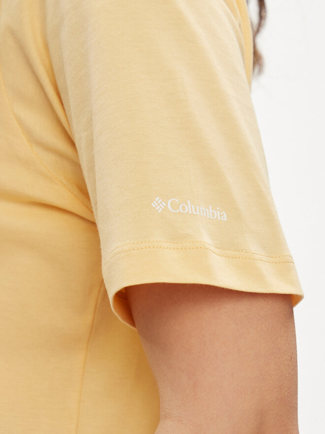 Columbia Columbia T-Shirt North Cascades™ 1992085 Gelb Relaxed Fit