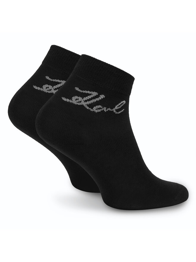 KARL LAGERFELD Lange Socken KARL LAGERFELD A4W47032 Schwarz