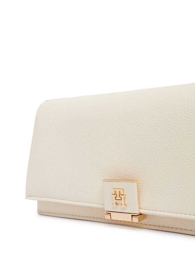 Tommy Hilfiger Handtasche Tommy Hilfiger Th Her Chain Crossover AW0AW17403 Creme