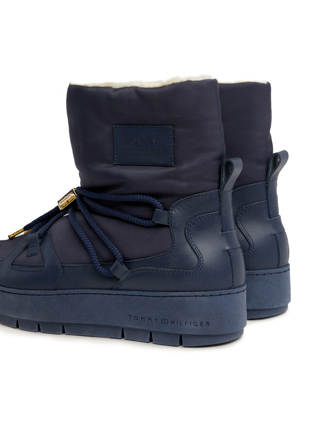 Tommy Hilfiger Schneeschuhe Tommy Hilfiger Tommy Essential Snowboot FW0FW07504 Blau