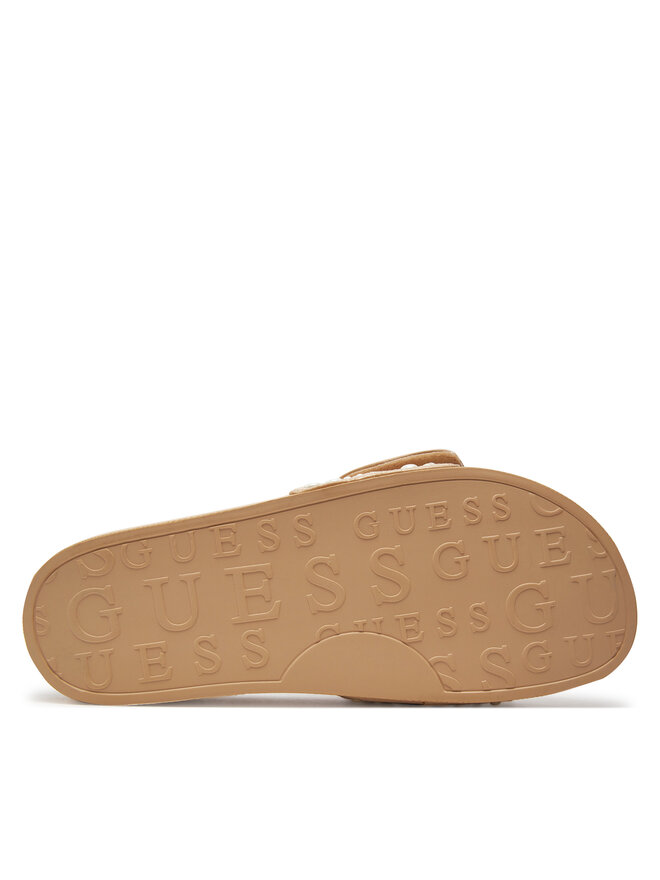 Guess Klapki Guess FLGCAN FAB19 Beżowy