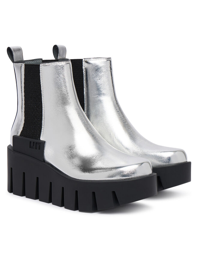 United Nude Stiefeletten United Nude Grip Chelsea LO V 1103214116 Silberfarben