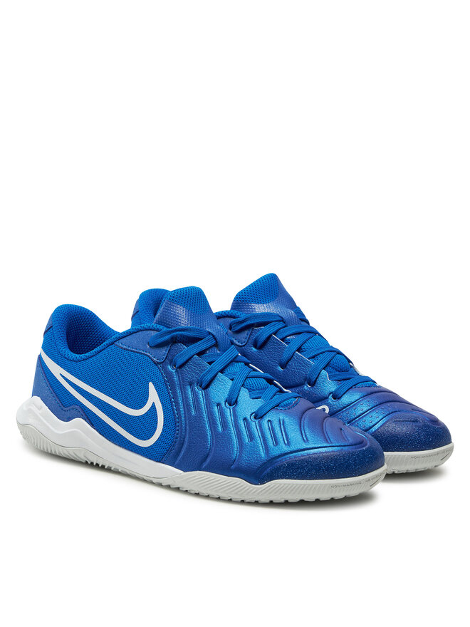 Nike Futbola apavi Nike Jr Legend 10 Academy IC DV4350 400 Zils