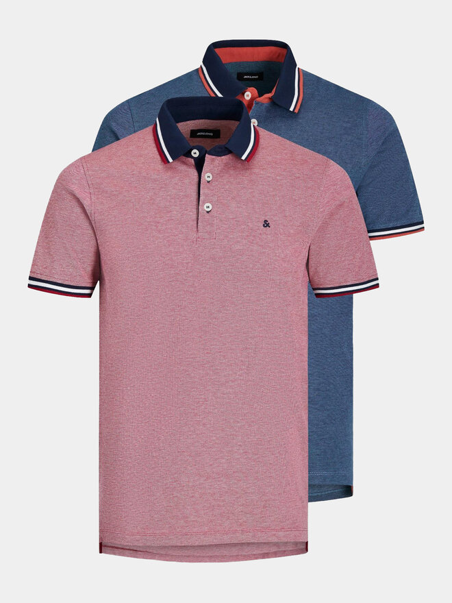 Jack&Jones Jack&Jones Set de 2 camisetas polo Paulos 12191216 De color Slim Fit