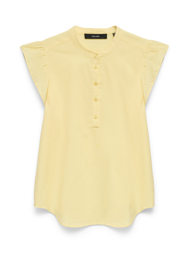 Vero Moda Vero Moda Bluse Selma 10345667 Hellgelb Regular Fit