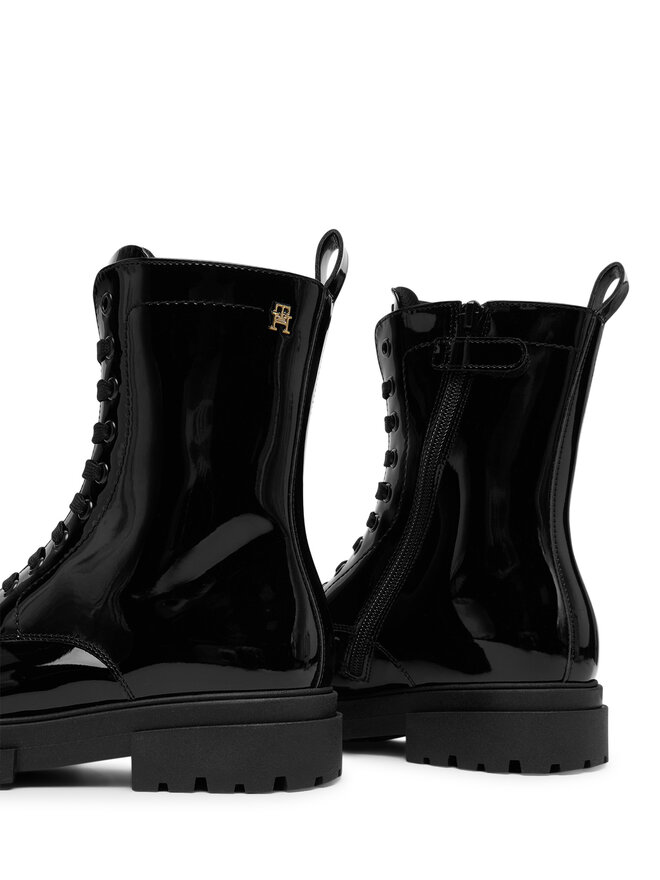 Tommy Hilfiger Botas Tommy Hilfiger Lace-Up Bootie T4A5-34025-0775 D Negro