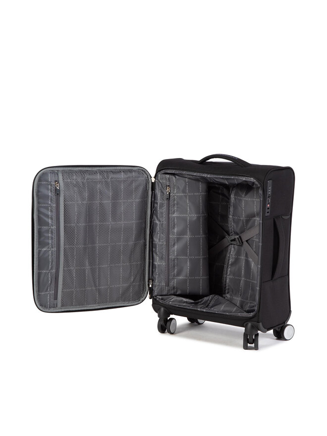Mandarina Duck Самолетен куфар за ръчен багаж Mandarina Duck Wheeled P10QMV01 Черен