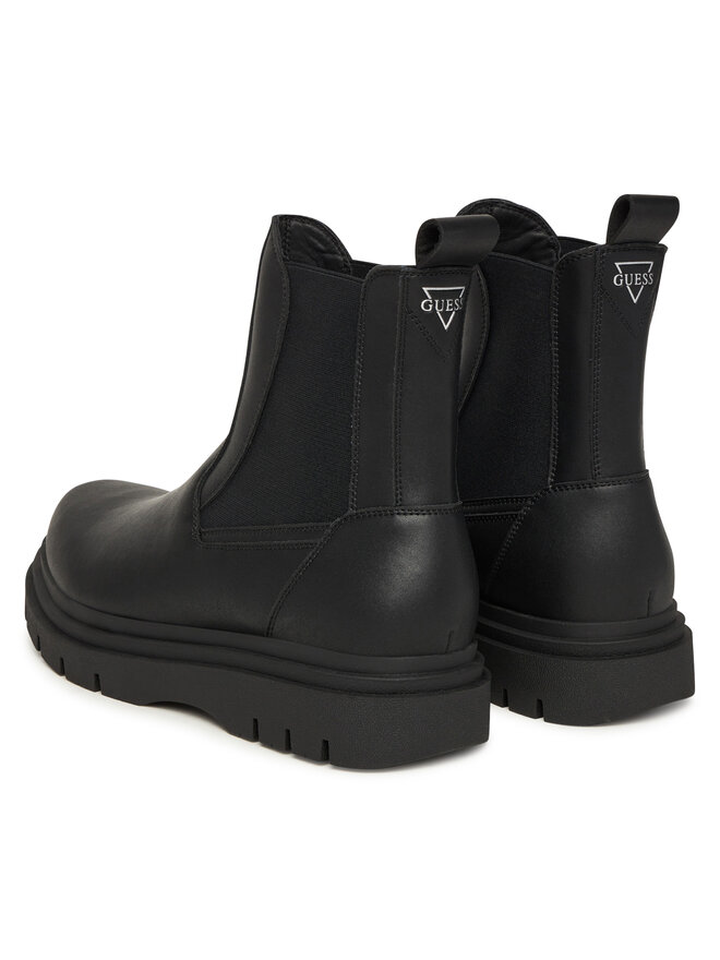 Guess Боти тип челси Guess FMFFER LEA10 Черен