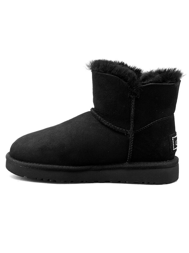 Schneeschuhe Ugg W Mini Bailey Button Bling 1016554 Schwarz