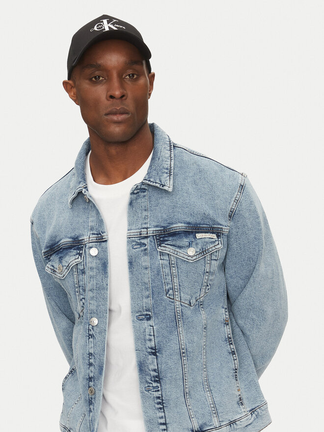 Calvin Klein Jeans Καπέλο Jockey Calvin Klein Jeans Monologo LV04G5065G Μαύρο