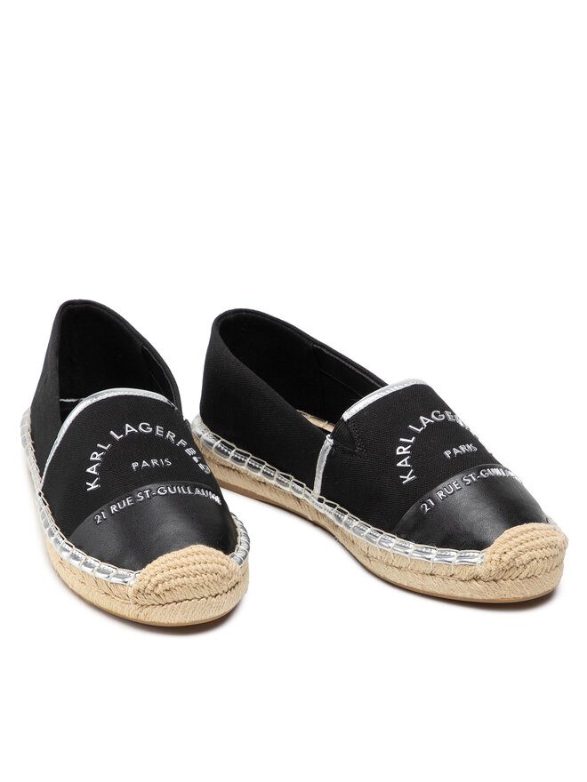 KARL LAGERFELD Еспадрили KARL LAGERFELD KL80108A Черен