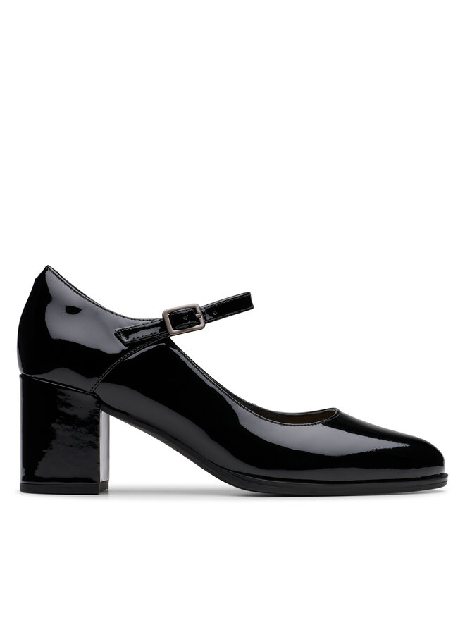 Clarks Félcipő Clarks Freva 55 Strap 26181337 Fekete