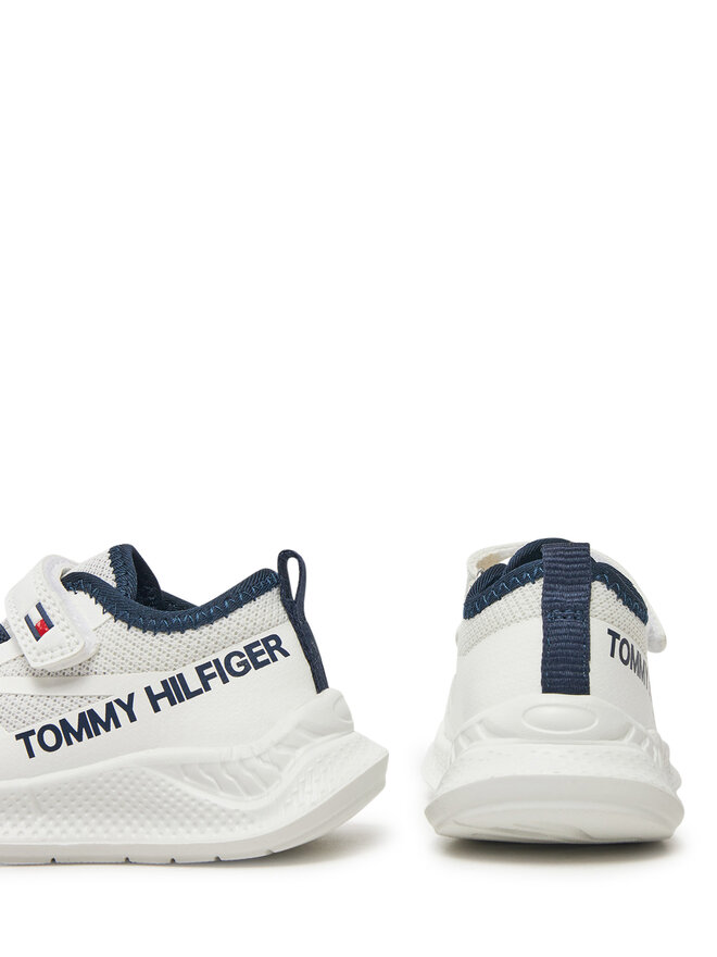 Tommy Hilfiger Sneakers Tommy Hilfiger Low Cut Lace-Up/Velcro Sneaker T1B9-33868-1756 M Bianco
