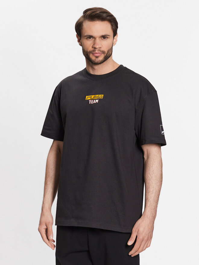 Puma Puma Marškinėliai Uptown Stick To It 539158 Juoda Regular Fit