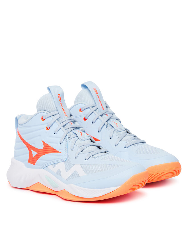 Mizuno Hallenschuhe Mizuno Wave Momentum Pro Mid V1GC2545 Hellblau