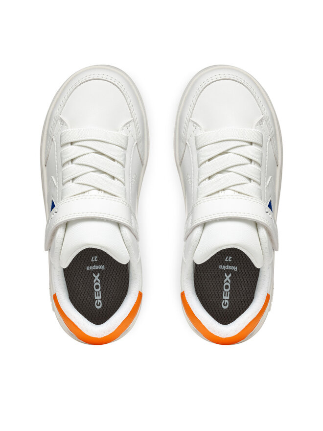 Geox Sneakersy Geox J Eclyper J55LSA 5411 C1383 M Biały