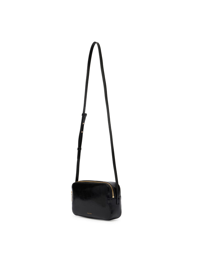 Calvin Klein Handtasche Calvin Klein Foil Logo Glossy  LV04F3539G Schwarz
