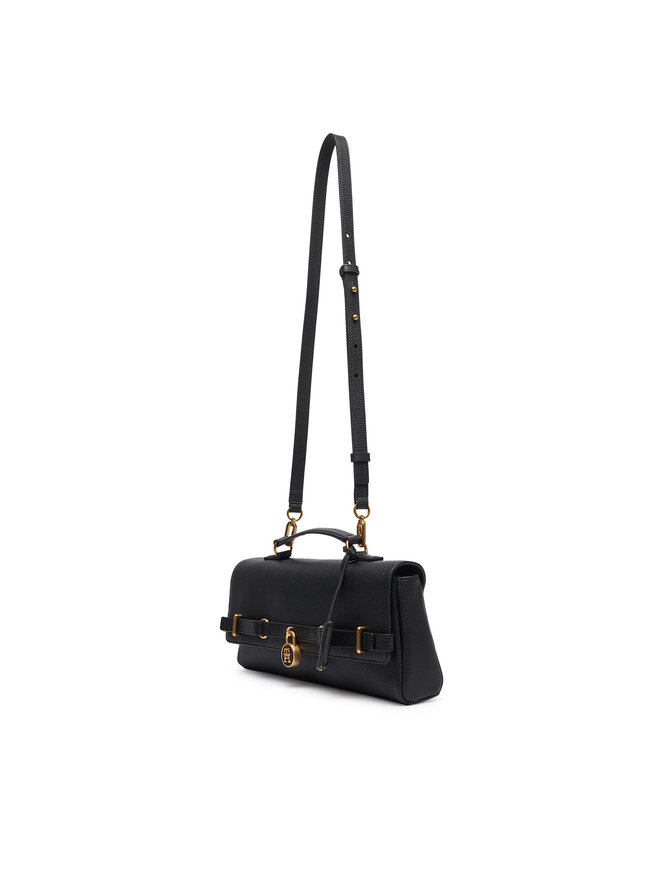 Tommy Hilfiger Handtasche Tommy Hilfiger American Icon Clutch AW0AW19214 Schwarz