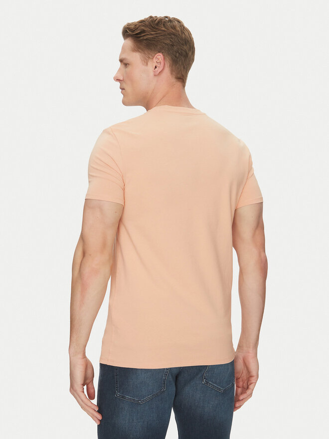 Guess Guess Marškinėliai M2YI24 J1314 Oranžinė Slim Fit