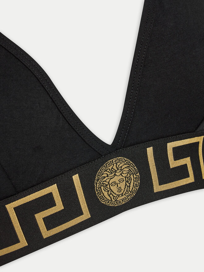 Versace Versace Bralette AUD01047 1A10011 Negro