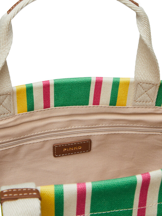 PINKO Handtasche PINKO Shopping Bag Medium PE 25 PLTT 104753 A2G5 Grün