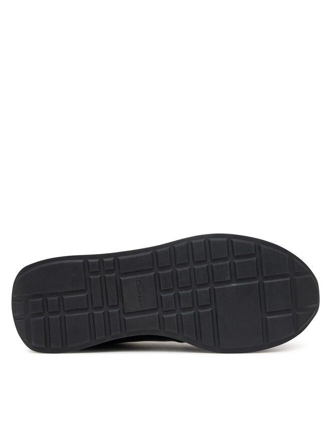 Calvin Klein Sneakers Calvin Klein Retro Runner Ess Lth-Sue HW0HW03248 Schwarz