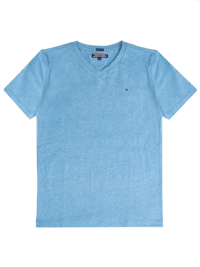 Tommy Hilfiger Tommy Hilfiger Marškinėliai KB0KB04142 D Žydra Regular Fit
