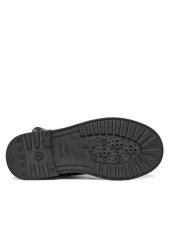 Geox Schnürschuhe Geox J Eclair Girl J669QJ 000BC C9999 M Schwarz