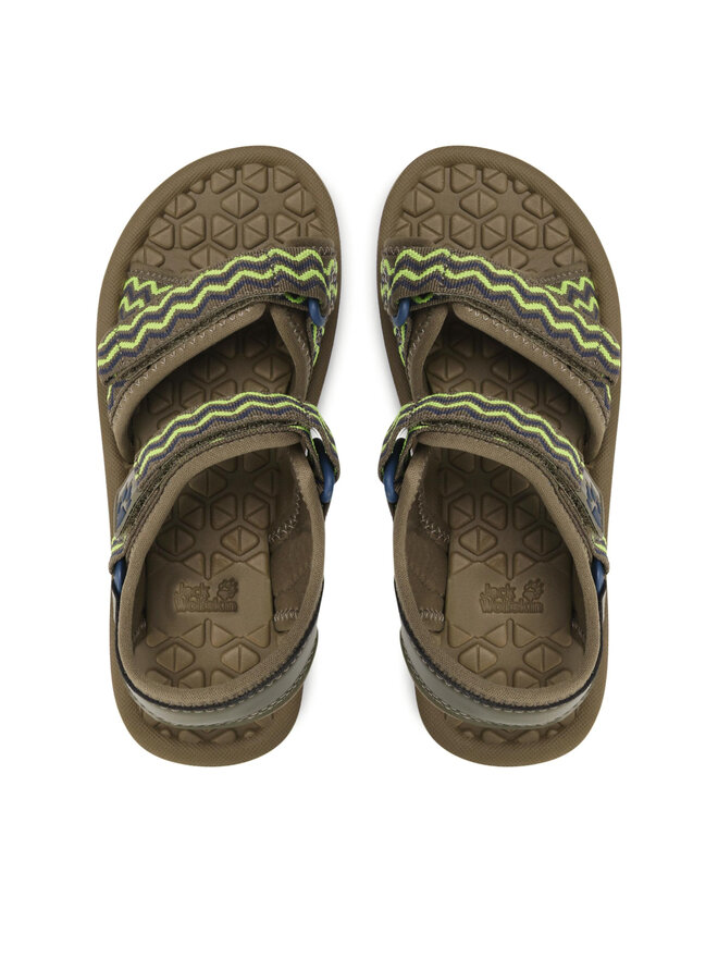 Jack Wolfskin Sandale Jack Wolfskin Zulu Vc K 4052971 Zelena