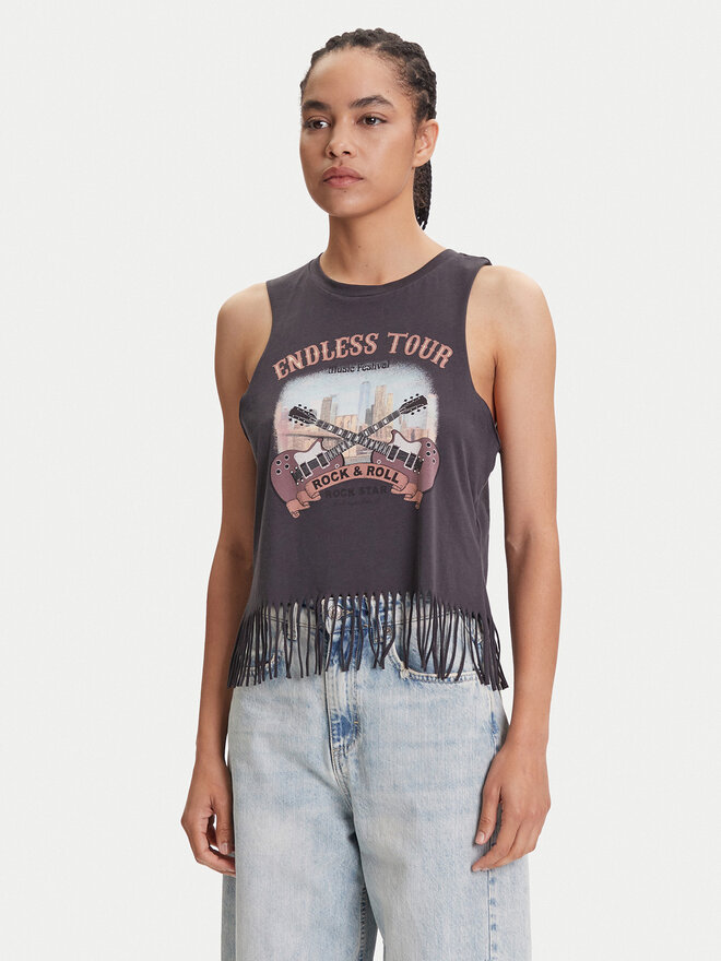 Noisy May Noisy May Top Max 27034418 Grau Loose Fit