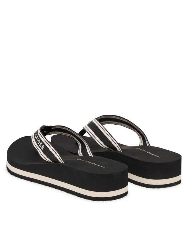 Tommy Hilfiger Zehentrenner Tommy Hilfiger Flag FW0FW09195 Schwarz