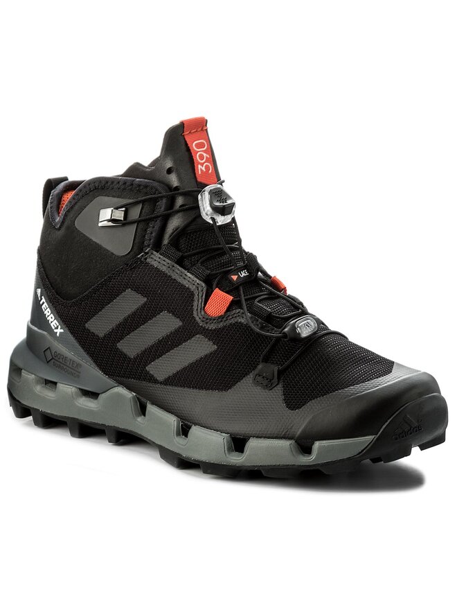 Botas de trekking adidas Terrex Fast Mid Gtx Surrou GORE TEX BB0948 Negro zapatos.es