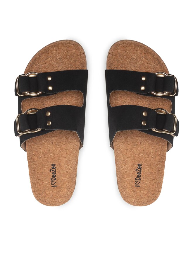 DeeZee Pantoletten DeeZee WS280601-01 Schwarz