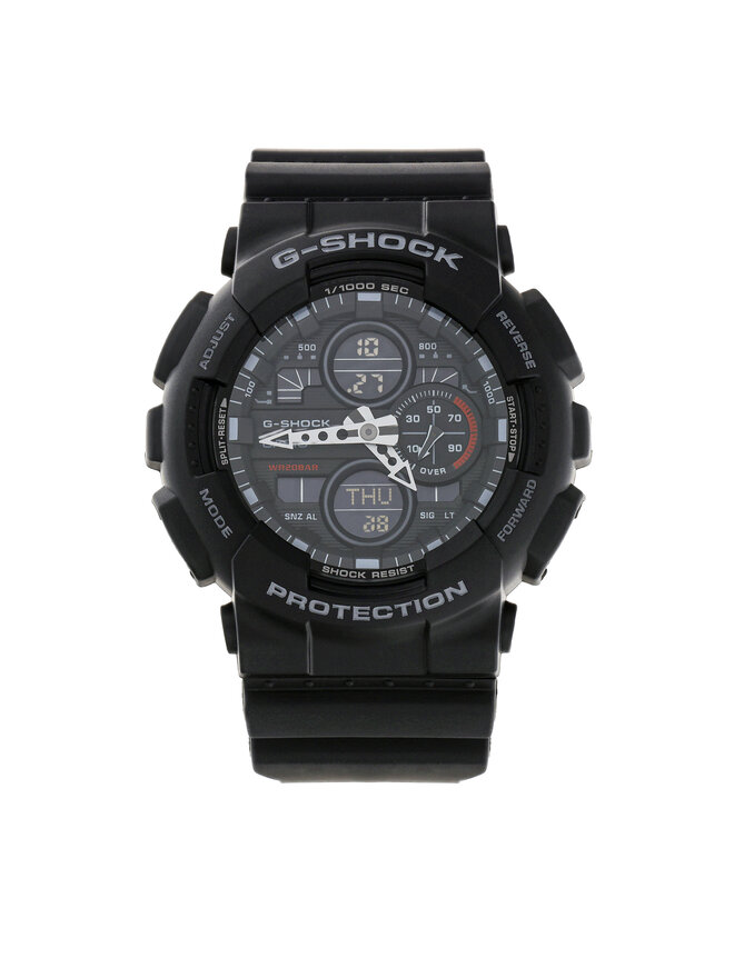 G-Shock Zegarek G-Shock GA-140-1A1ER Czarny
