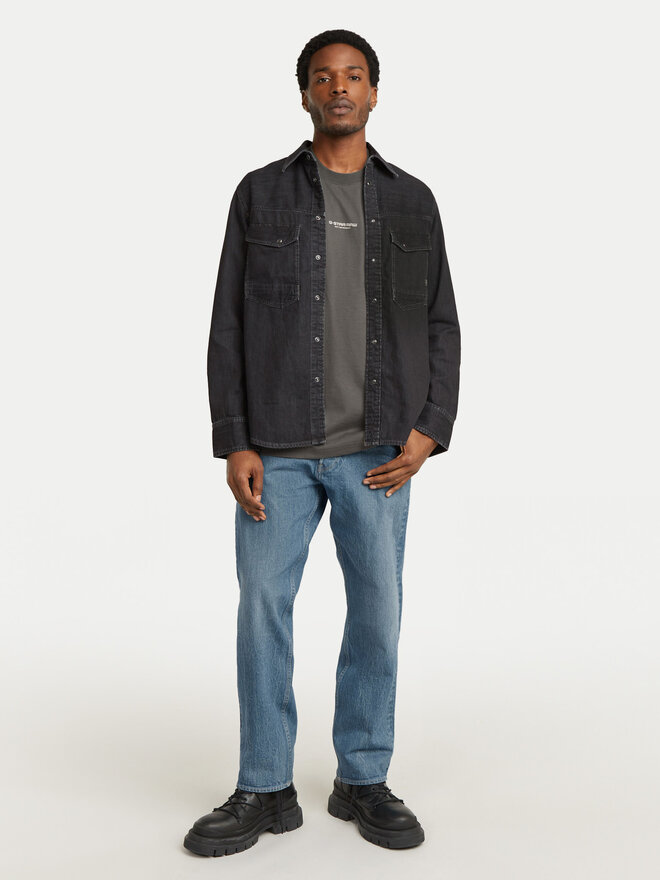 G-Star Raw G-Star Raw Póló D24780-C336 Szürke Boxy Fit