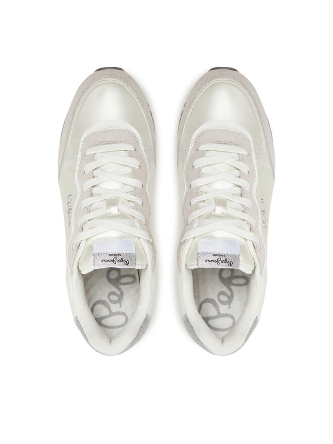 Pepe Jeans Snīkeri Pepe Jeans Rusper Shine PLS60033 Balts