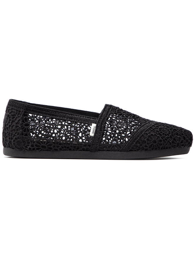 Toms Félcipő Toms Alpargata 10016254 Fekete
