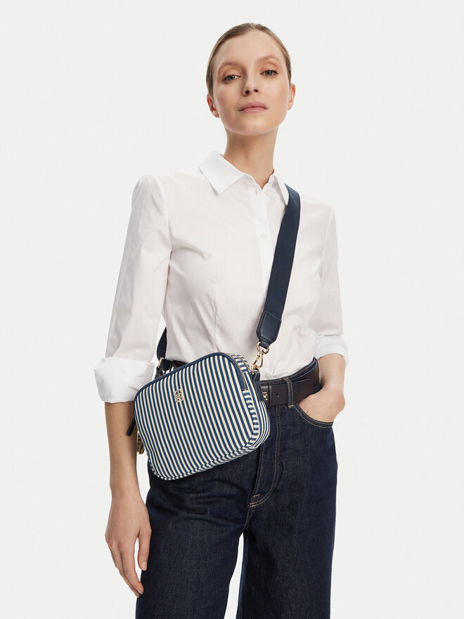 Tommy Hilfiger Сумка Tommy Hilfiger Poppy Summer Camera Bag AW0AW17231 Cиній