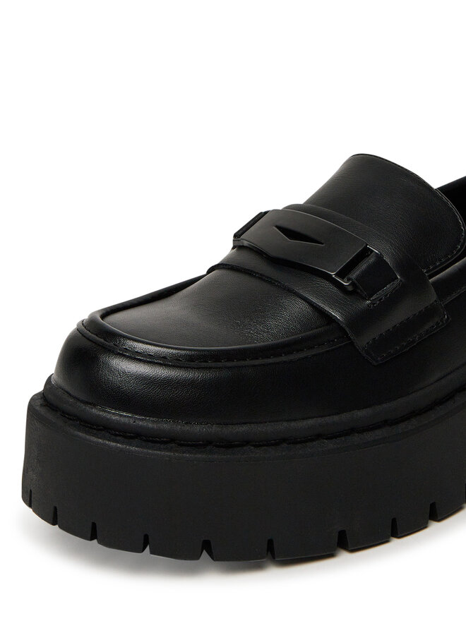 DeeZee Loafersy DeeZee 13123D-3 Czarny