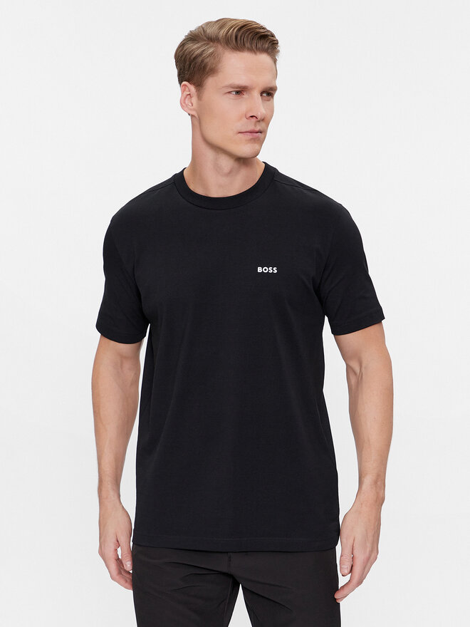 BOSS BOSS Camiseta 50506373 Negro Regular Fit