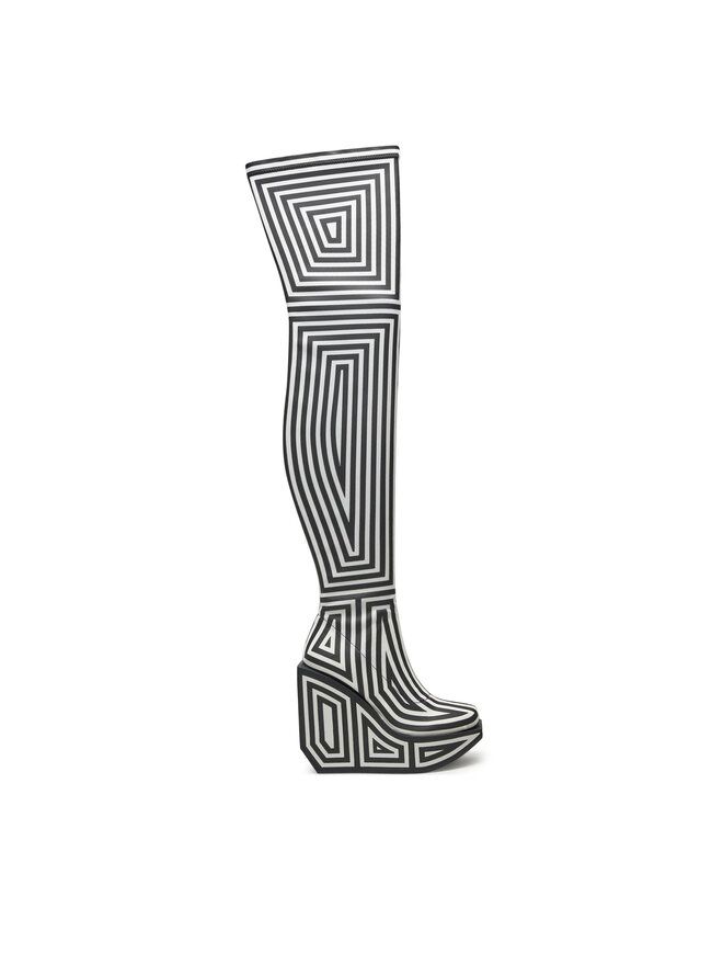 United Nude Overknees United Nude Wa Long Boot Hi 1087851082 Grau