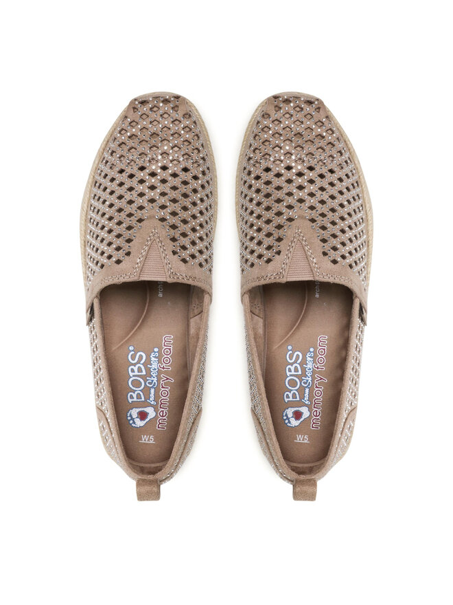 Skechers Еспадрильї Skechers City Sparkle 113076/DKTP Бежевий