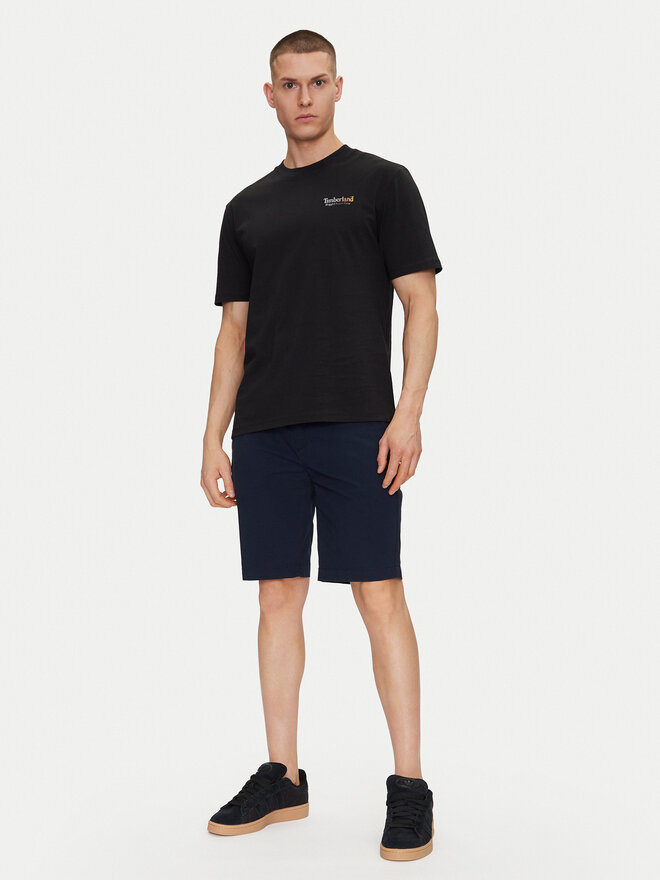 Timberland Timberland Marškinėliai TB0A6DMA Juoda Regular Fit